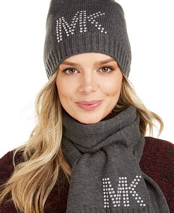 michael kors hat and scarf set uk|macy's Michael Kors summer hats.